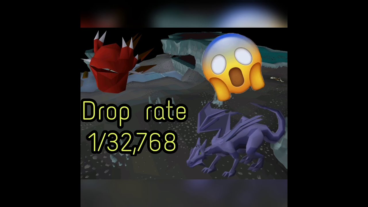 Extremely Rare Dragon Full Helm Drop - OSRS