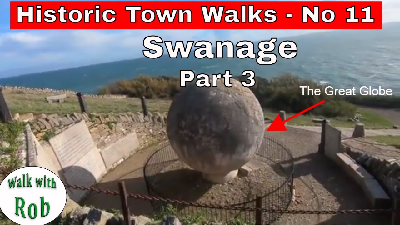 Part 3 of a Narrated Walk around Historic Swanage in Dorset - Durlston and the Great Globe