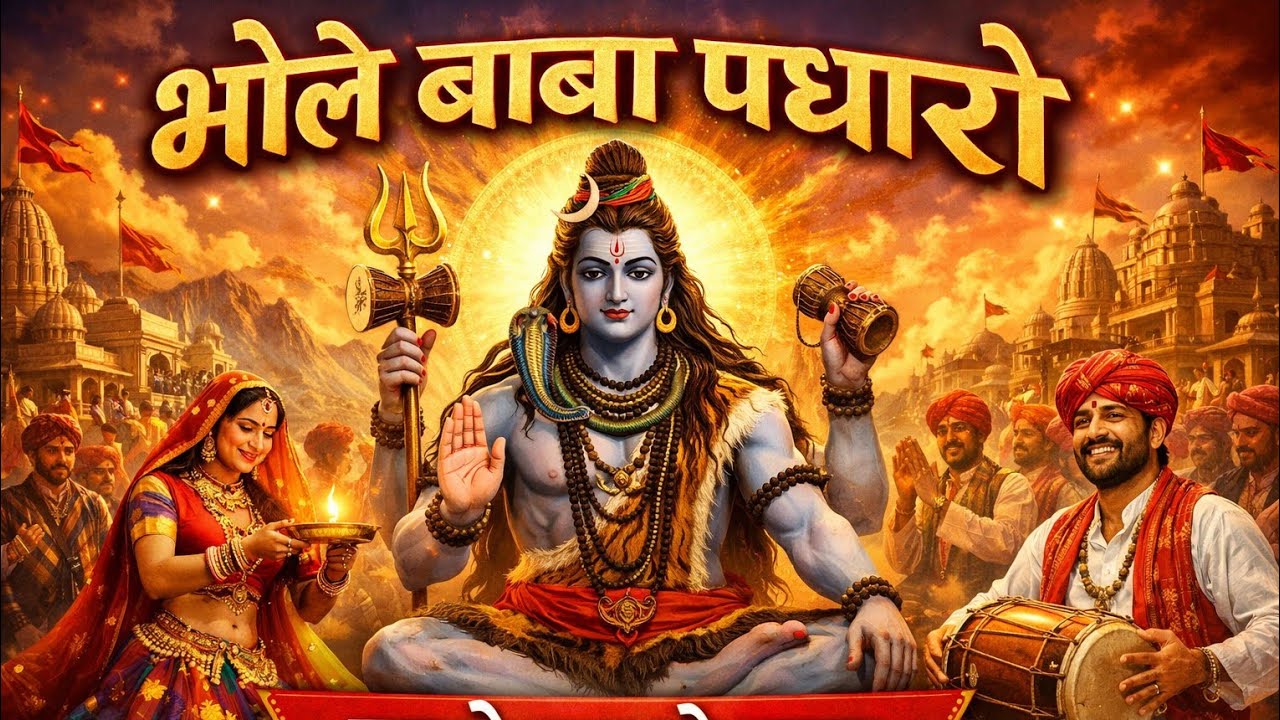 भोले बाबा पधारो | Marwadi Shiv Bhajan 2026 | Fast Rajasthani Folk Shiv Bhajan | Har Har Mahadev
