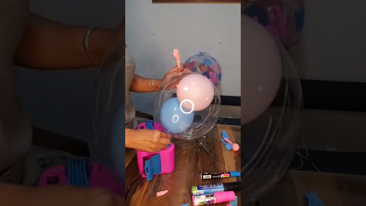 como hacer globo burbuja con globos adentro #comenta #subscribete #comparte #globoburbuja #regalos