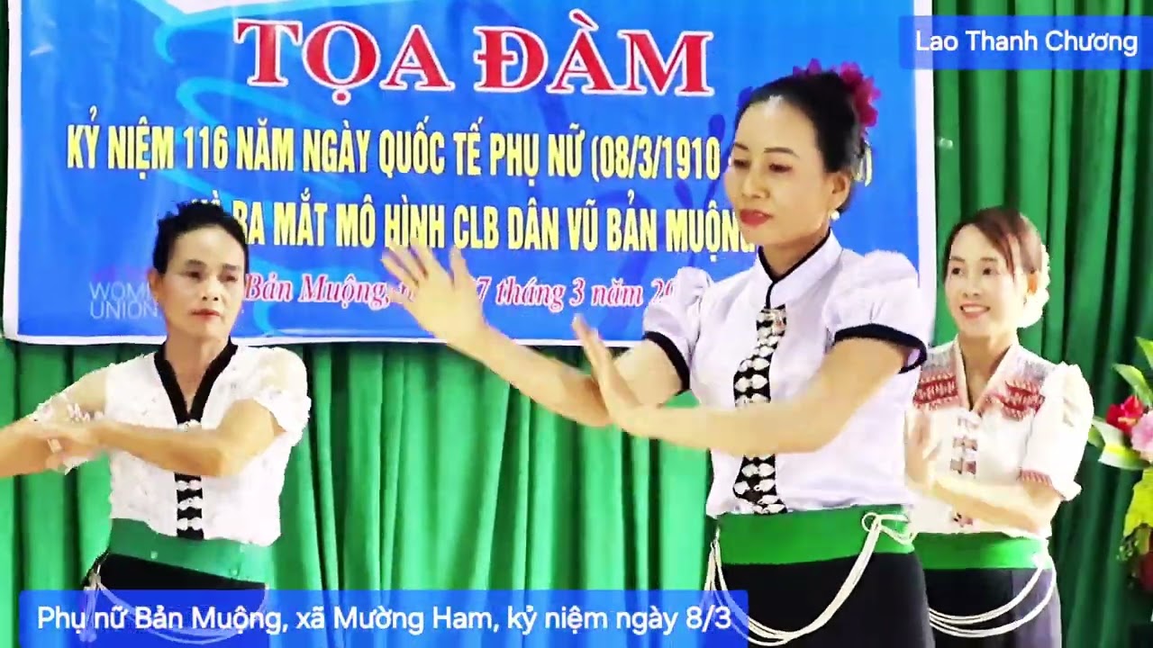 Chi hội Phụ nữ Bản Muộng kỷ niêm ngày 8/3