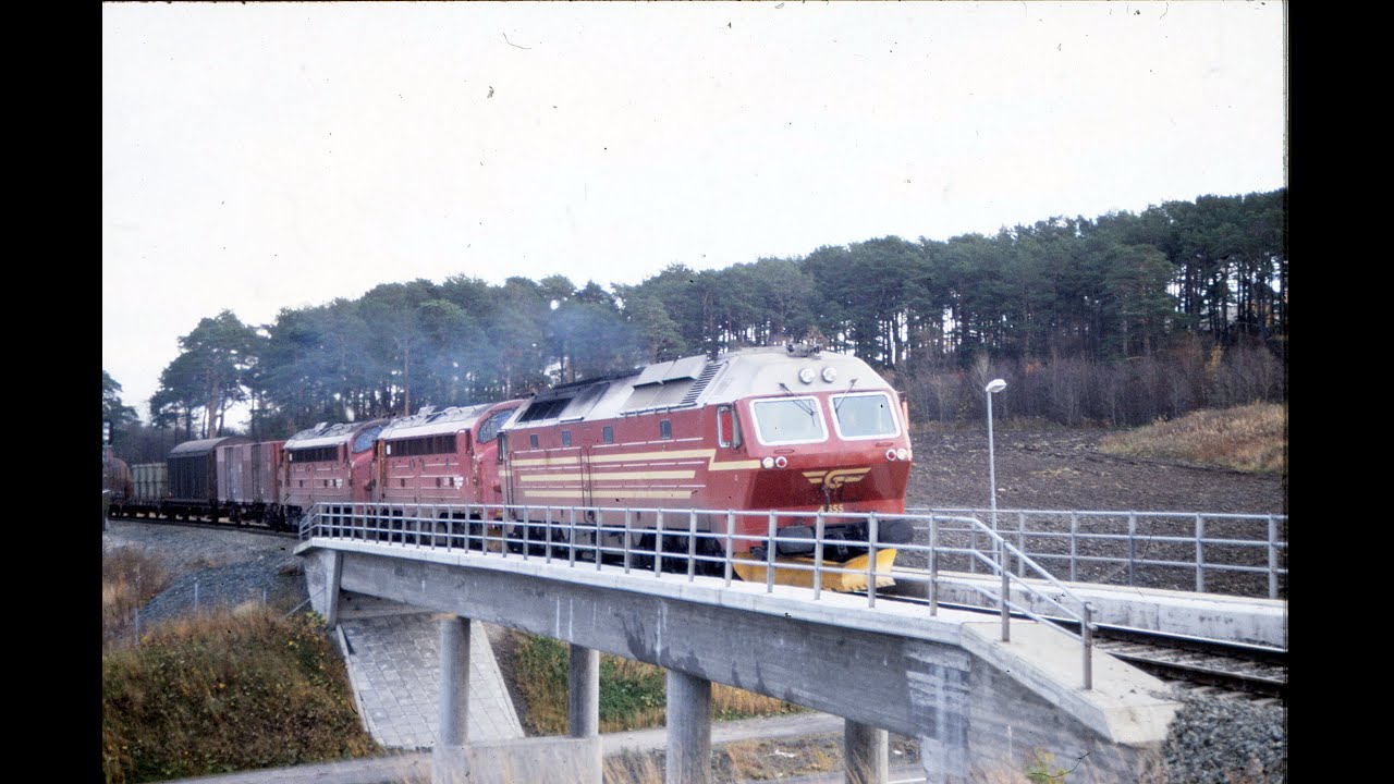 Tog Trondheimsområdet og Rørosbanen oktober 1990