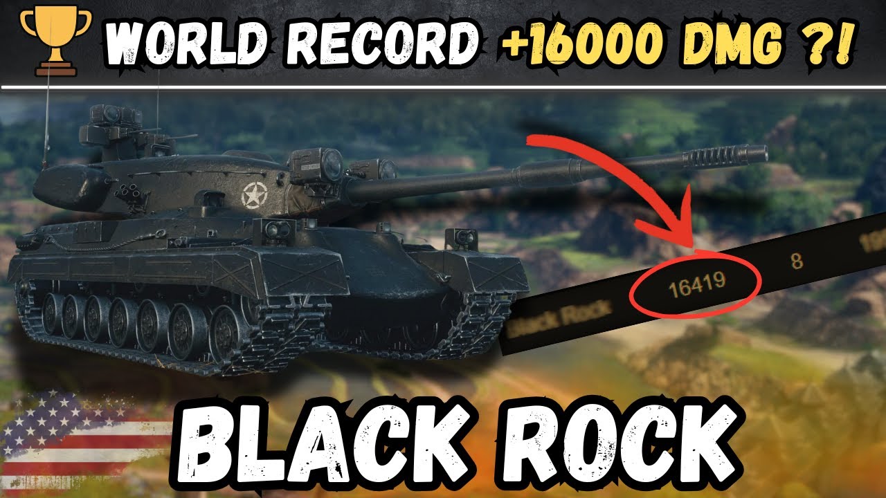 🏆​ WORLD RECORD ?! 16000 DMG en BLACK ROCK 🏆​ [WOT-FR]