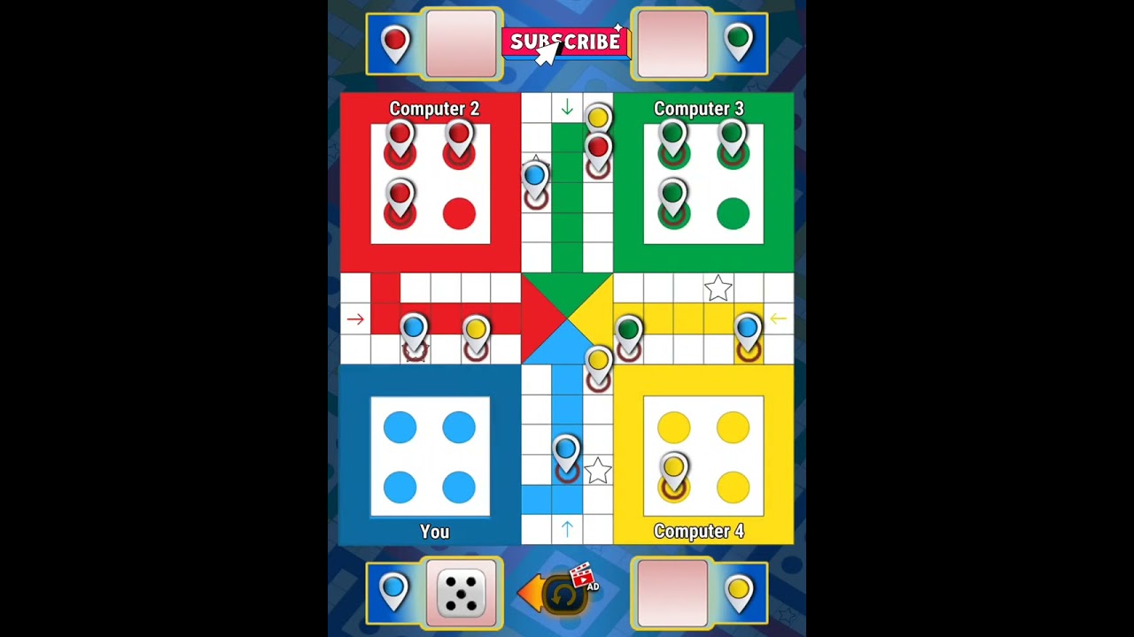 Ludo King |  4 player gameplay | wildgaming | Ludo gameplay | Ludo King