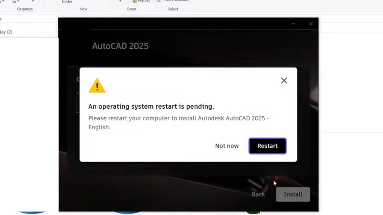Fix Autodesk Problem An operating system restart is pending installing products