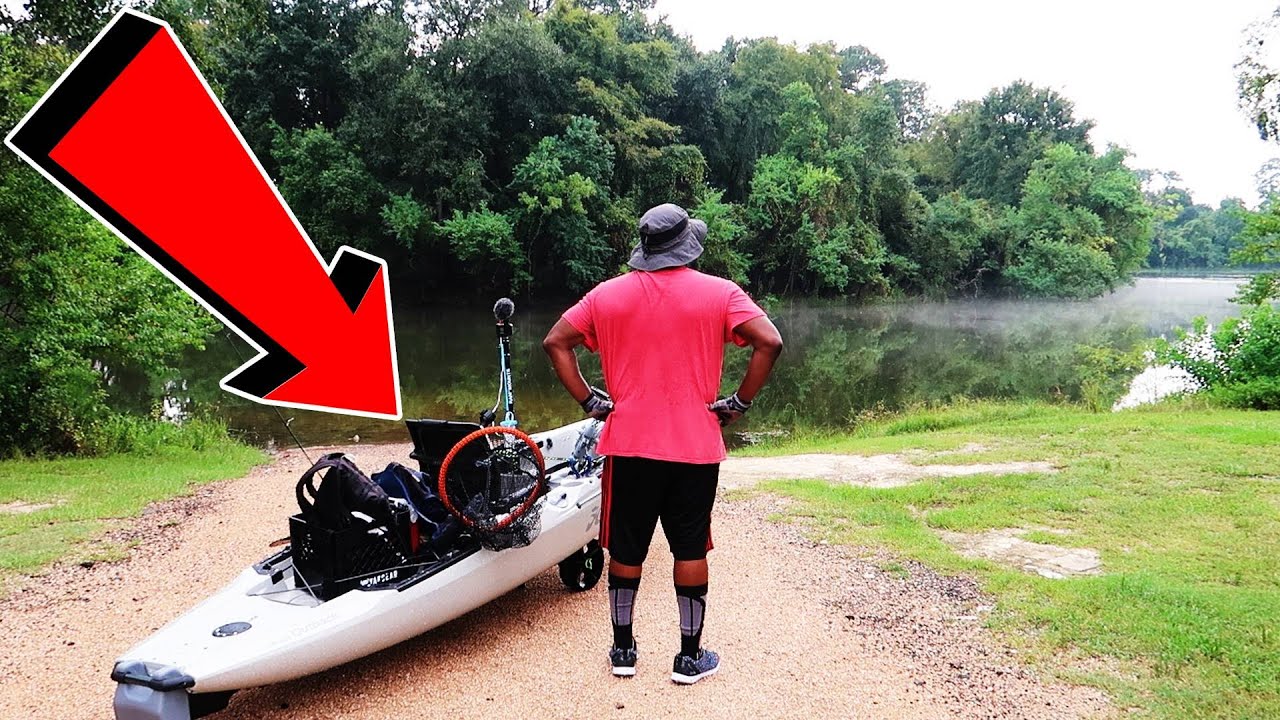 FIRST TIME SOLO KAYAK FISHING on my 2021 HOBIE OUTBACK MAIDEN VOYAGE with FIRST IMPRESSIONS