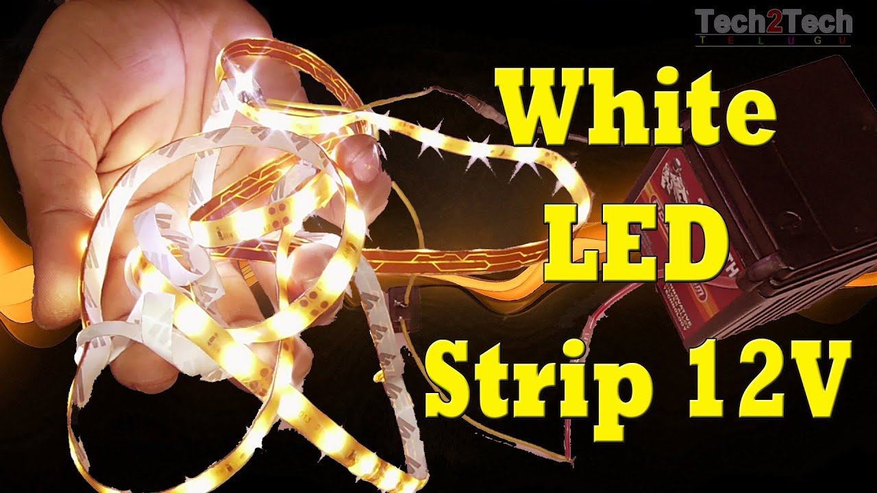 White LED Strip 12V, led light strip installation guide, LED light strips