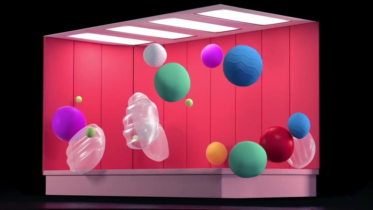 A 3-D Anamorphic Execution from Primedia Malls