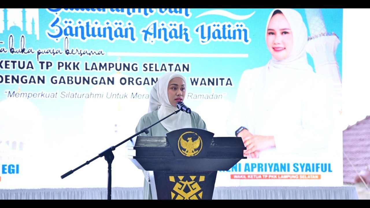 Buka Puasa Bersama GOW di Lamsel, Zita Santuni Anak Yatim & Ajak Lindungi Anak Dari Media Sosial