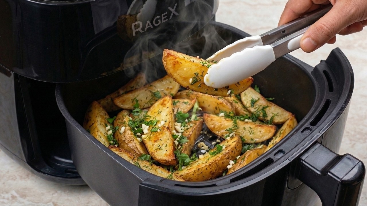 Stop Boiling Potatoes! Try This Garlic Butter Secret Instead | Air Fryer Recipes