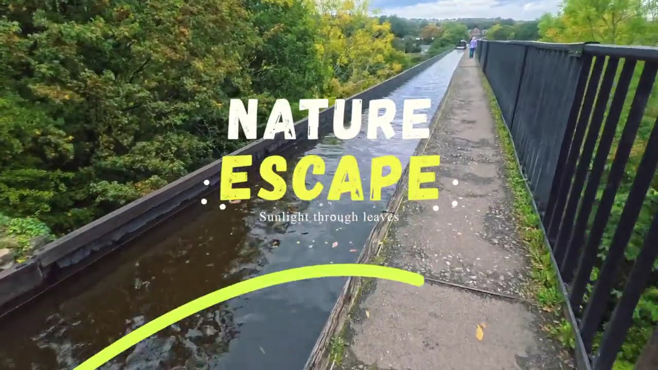 Walking the Pontcysyllte Aqueduct | Stunning Canal Views in Wales | UK | UNESCO World Heritage Site