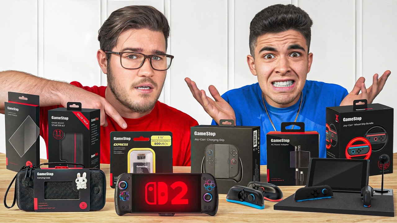 Я потратил $1000 на аксессуары GameStop для Nintendo Switch 2