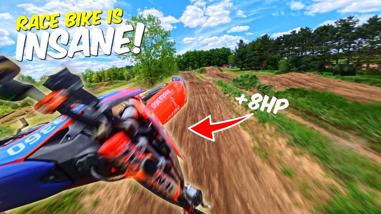 MY NEW RACE 450 IS A MONSTER!! *First Ride*