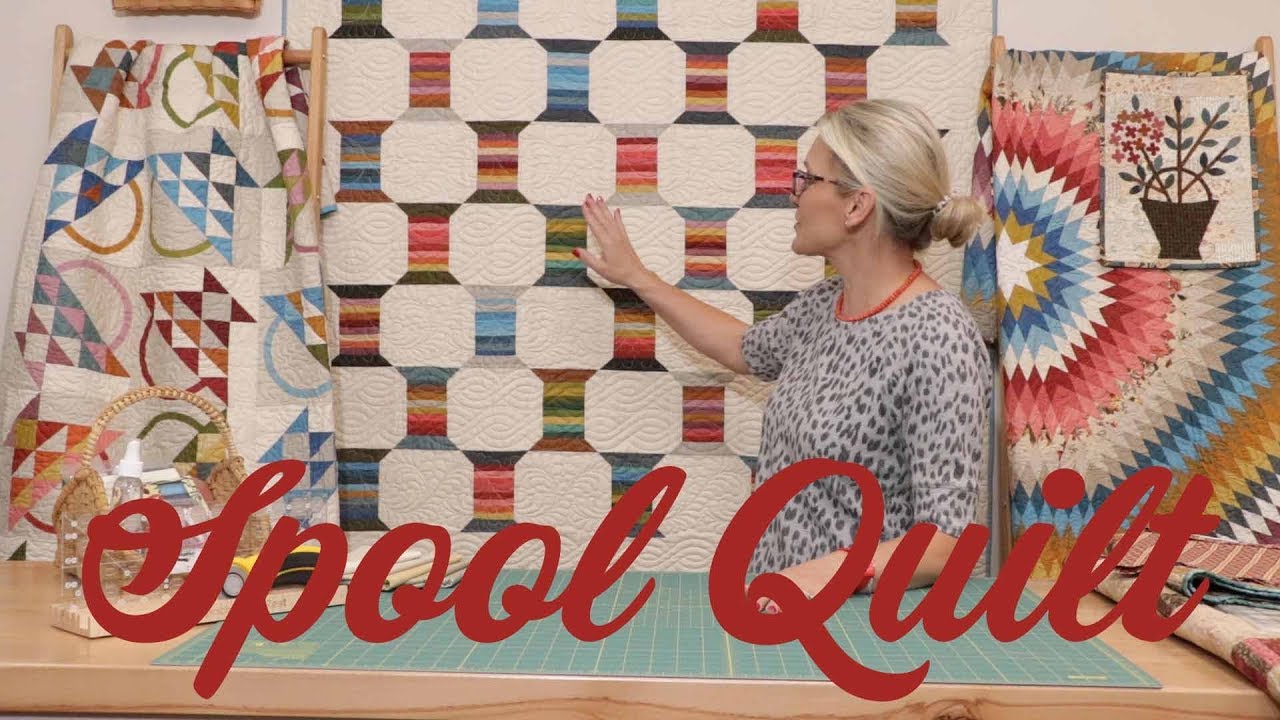 Quilting Window Episode 9 - Variegated Thread (Spool Quilt)