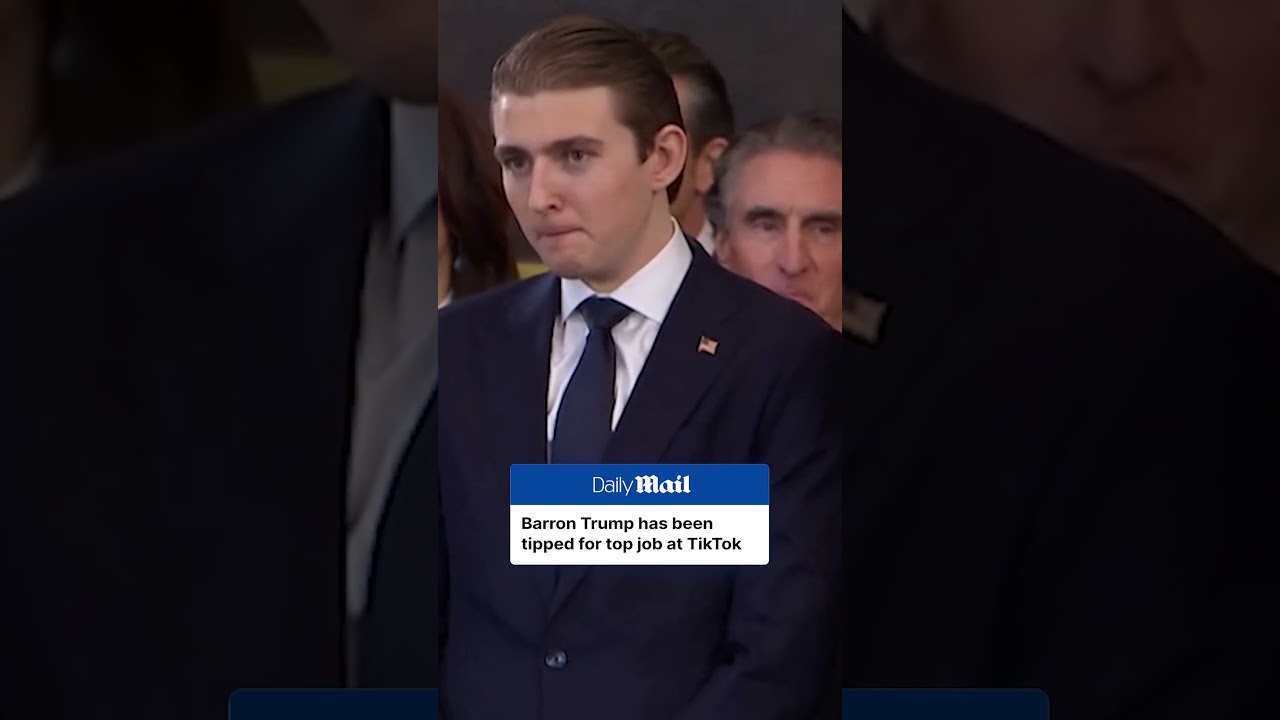 Barron Trump tipped for top job at TikTok