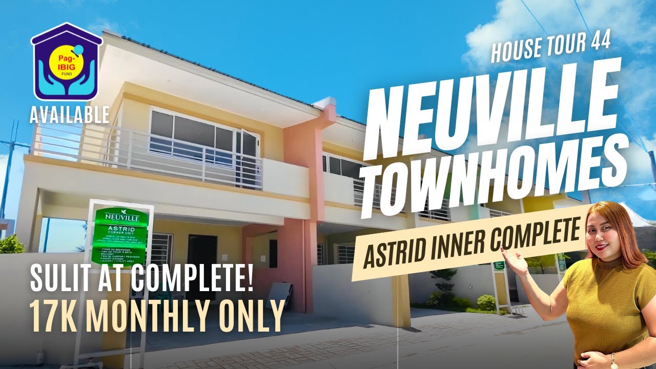 House Tour 44 | Budget Friendly Complete Finish House thru PAGIBIG | Neuville Townhomes Tanza Cavite