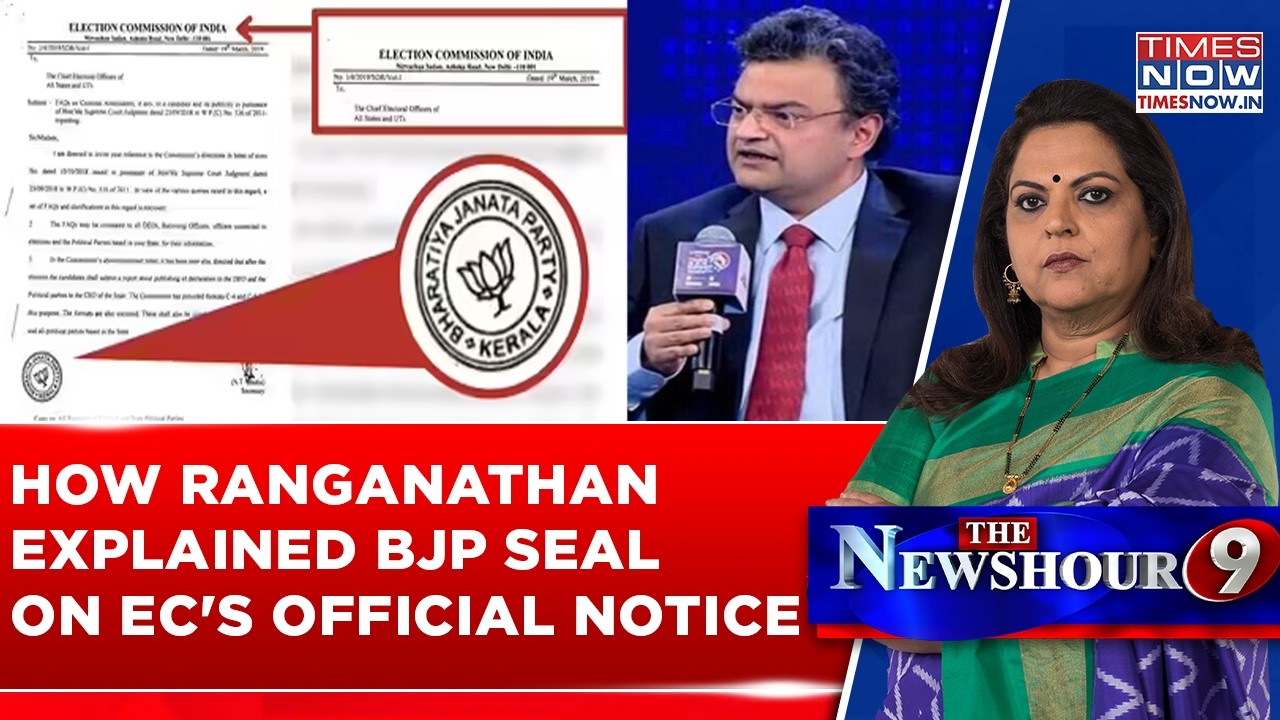 Anand Ranganathan Explains Why Opposition Is Creating 'Drama' Over BJP Seal On EC's Official Notice