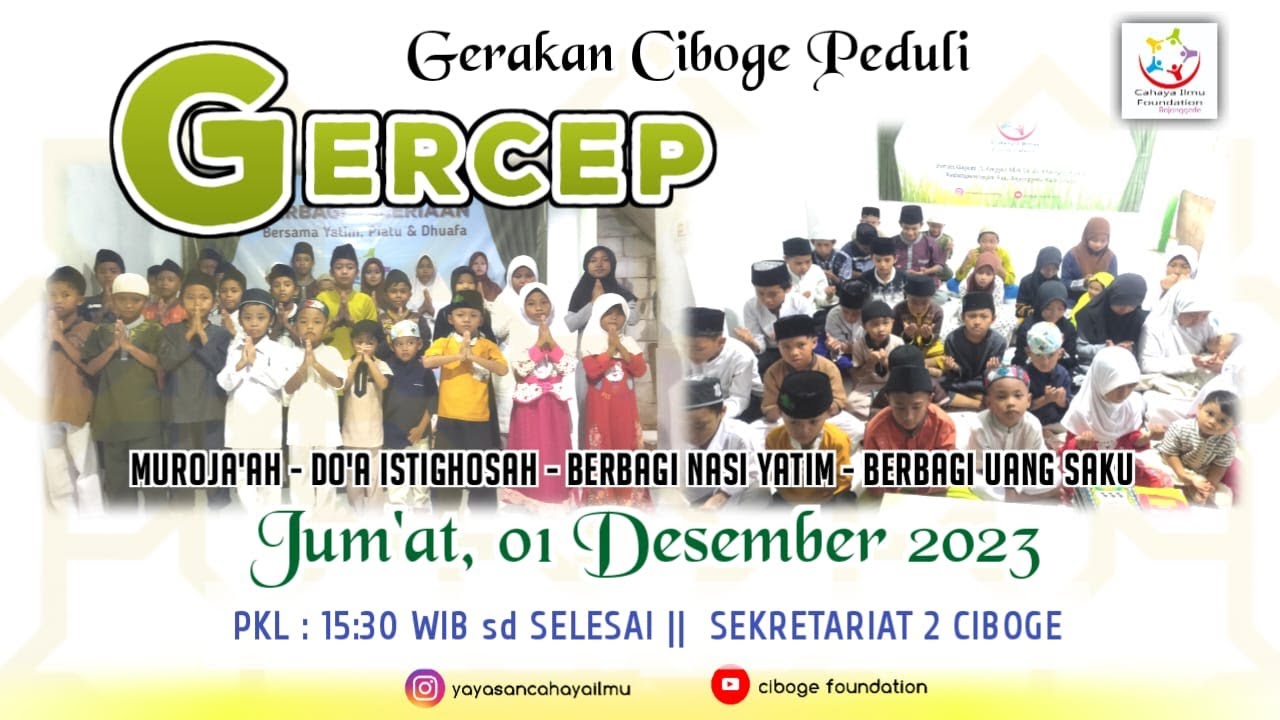Gerakan Ciboge Peduli 1 Desember 2023