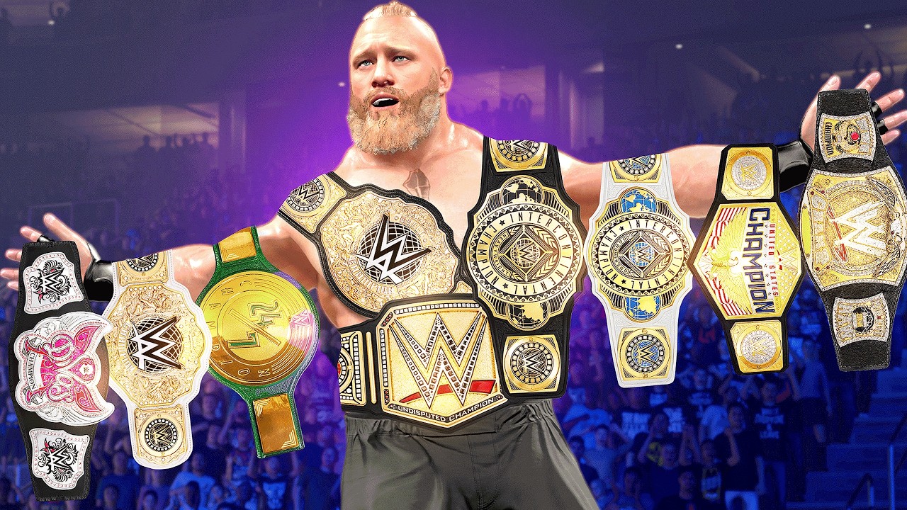 Every Belt Brock Lesnar Wins Is +100 Upgrade
