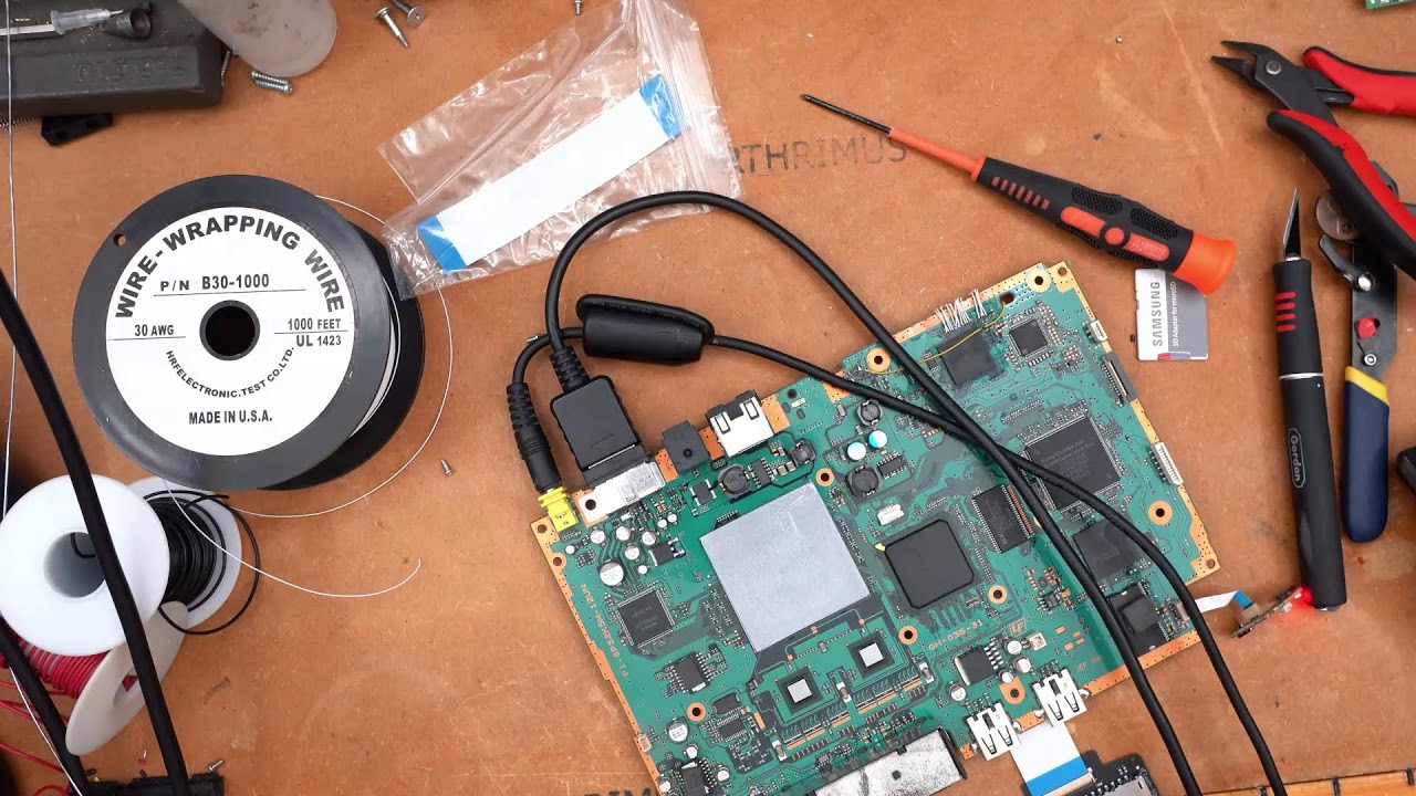 Installing an Iflash Solo SD to IDE adapter in a PS2 Slim - Breaking the 128gb Limit!