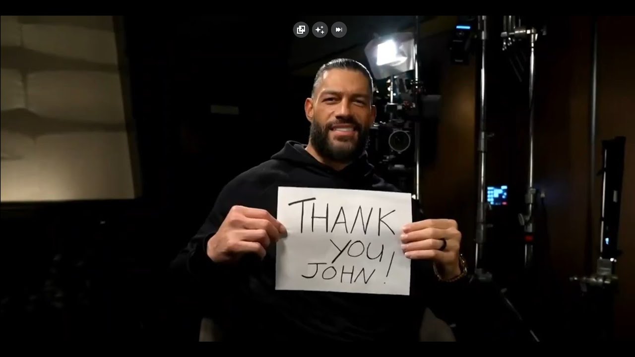 WWE Superstars paying tribute to John Cena ahead of his final match this week ❤️ Thank you John