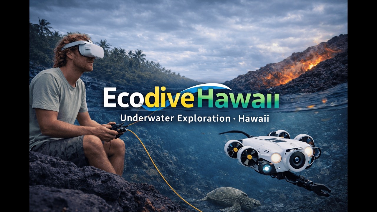The First Descent: Exploring Hawaii's Reed Bay with a Robotic Sub