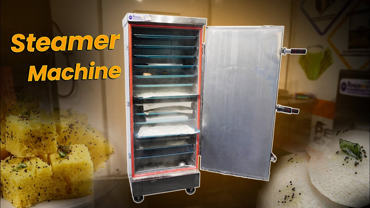 Automatic Steamer Machine | Food Business Startup Idea 2025 | Penguin Food Tech