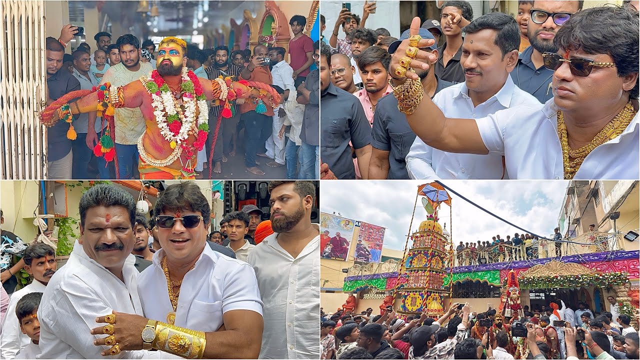 Puranapool Bheeshma Kaka Thotella Uregimpu Procession 2025 Puranapool Bonalu 2025 #bonalu2025