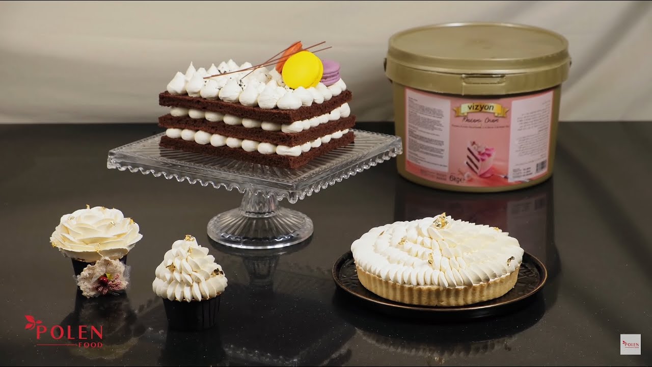 Bake with Polen | Preparing Princess Cream with Madame Cream