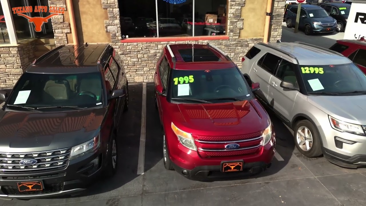 Inventario  SUV  - Texano Auto Sales (12-enero-2026)