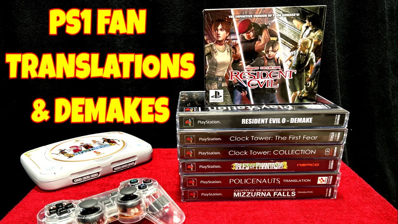 PlayStation Fan Translations & Demakes Including Resident Evil!