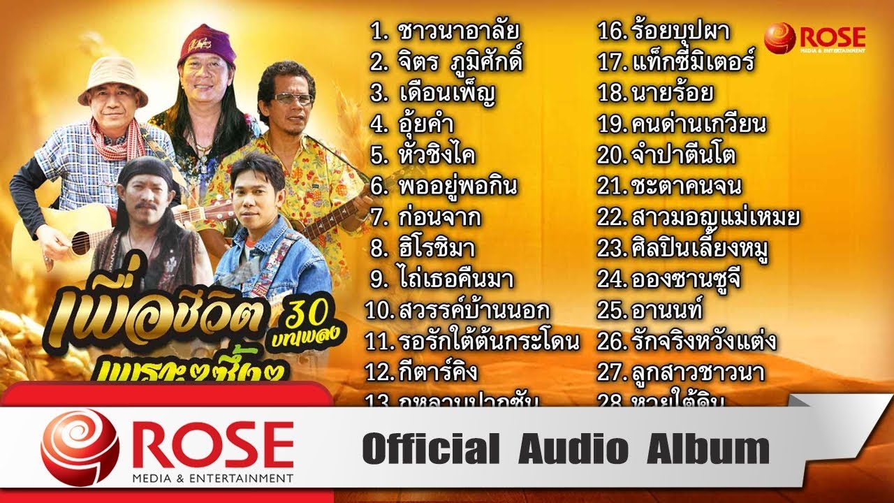เพื่อชีวิต 30 บทเพลง เพราะๆ ซึ้งๆ (Official Audio Album)