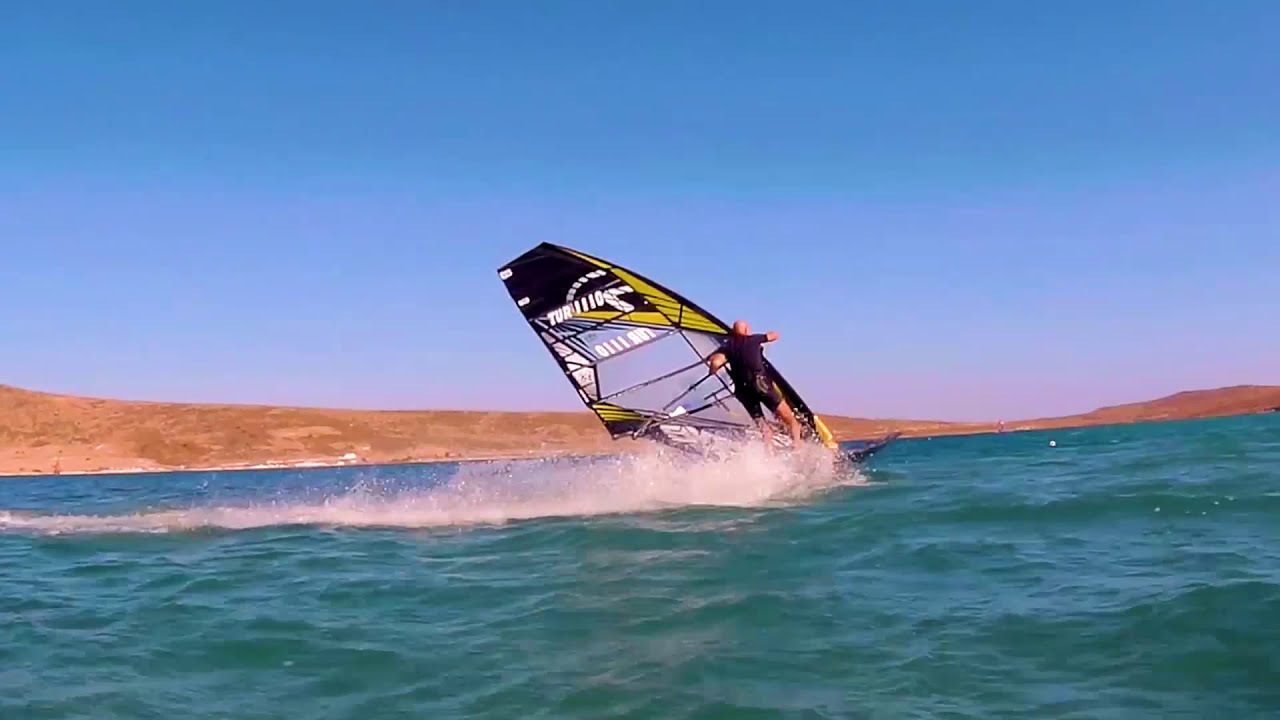 Windsurf Training Jibe, By Moris Eskinazi In Turkey, Izmir, Alacati