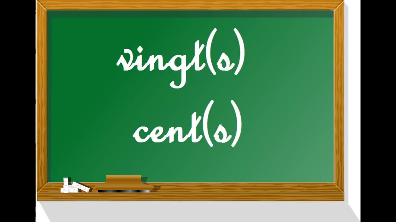 règle d'orthographe l'écriture des nombres