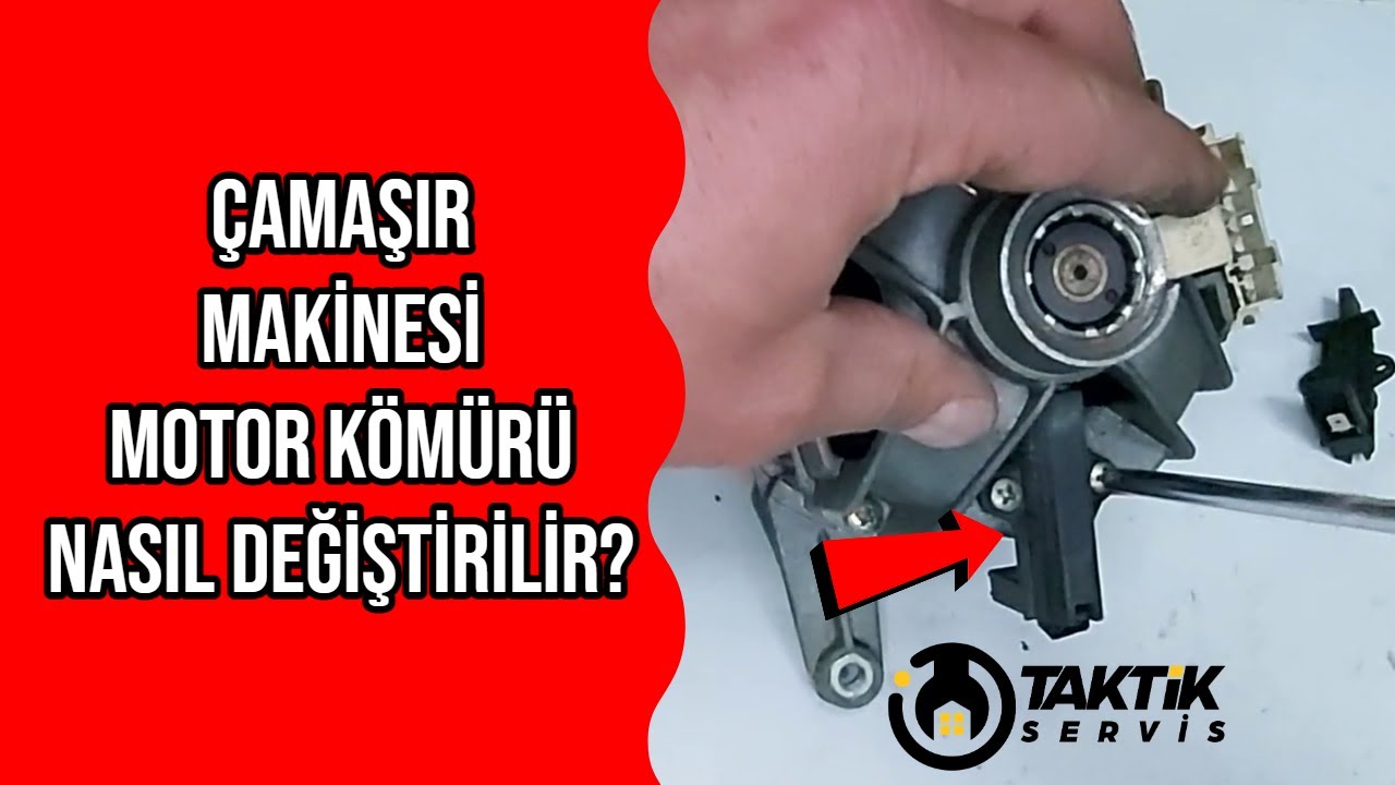 Çamaşır Makinesi Kömür Değişimi Nasıl Yapılır - Motor Fırçası Arızası