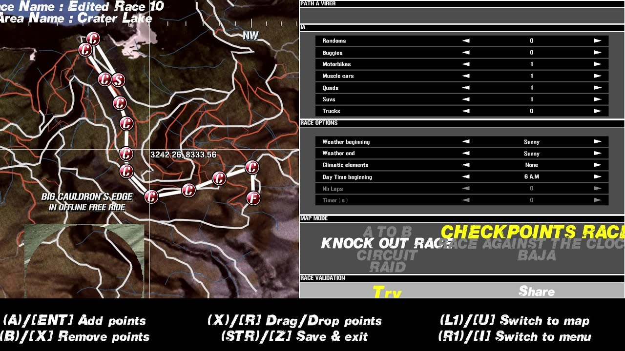 FUEL edited race - Devastating devastated lake
