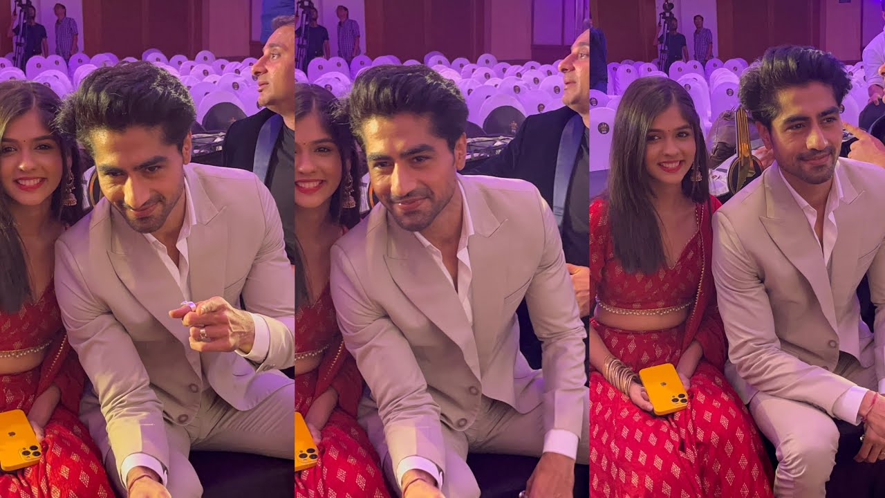 Harshad Chopda Pranali Rathod After Long Time Arrive At Iconic Awards 2022