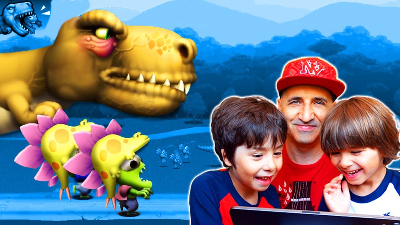 Un T-REX en ZOMBIE TSUNAMI !! con Dani y Evan