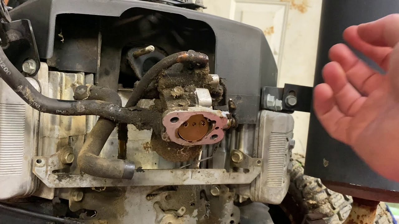 Exmark Viking 36 walk behind carburetor carb clean. Kawasaki fh451v