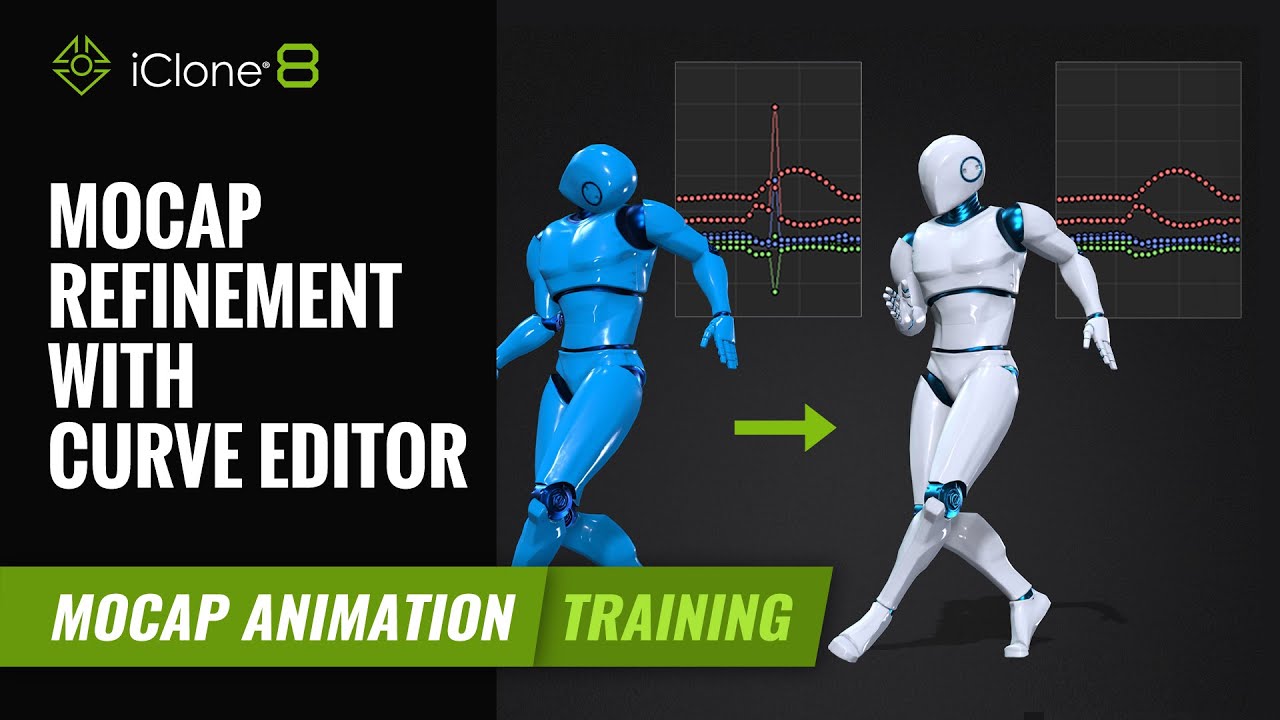Mocap Refinement with Curve Editor | Mocap Animation Training | iClone 8