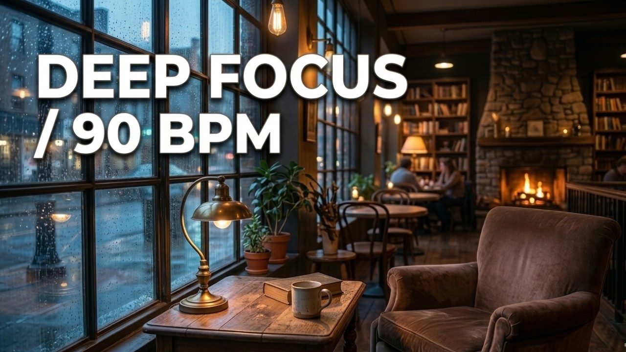 Deep Focus Study Music | Ultra Minimal Dark Academic Background Music (90 BPM)