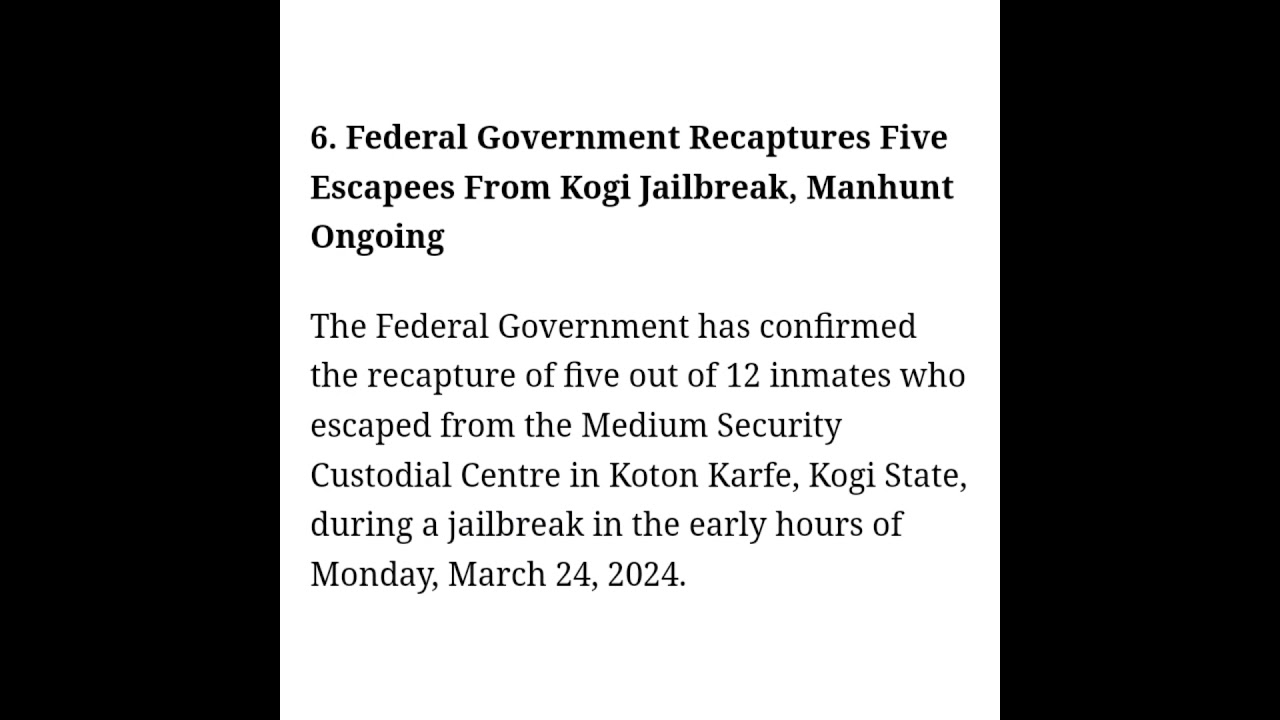 Evening News Brief From TheMatrix,MONDAY, MARCH 24, 2025