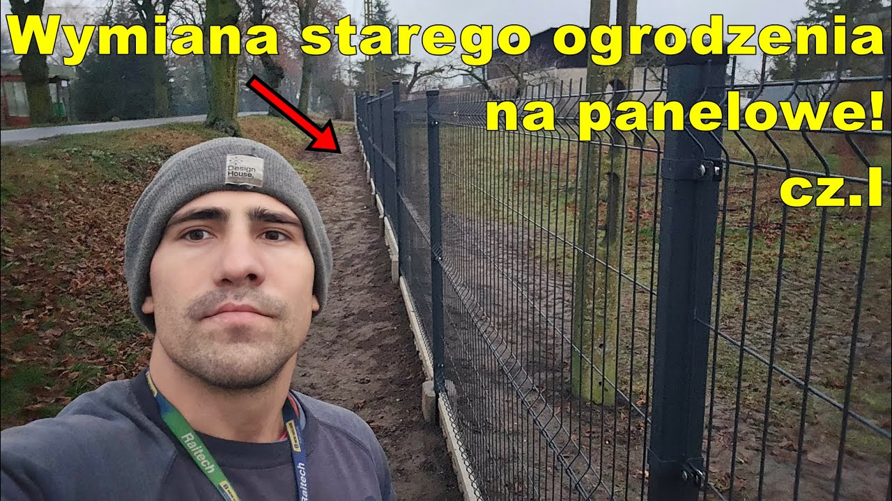 Tak wyglądało ogrodzenie gospodarstwa...Wymiana starego płotu na nowe ogrodzenie panelowe! 2025 cz.I