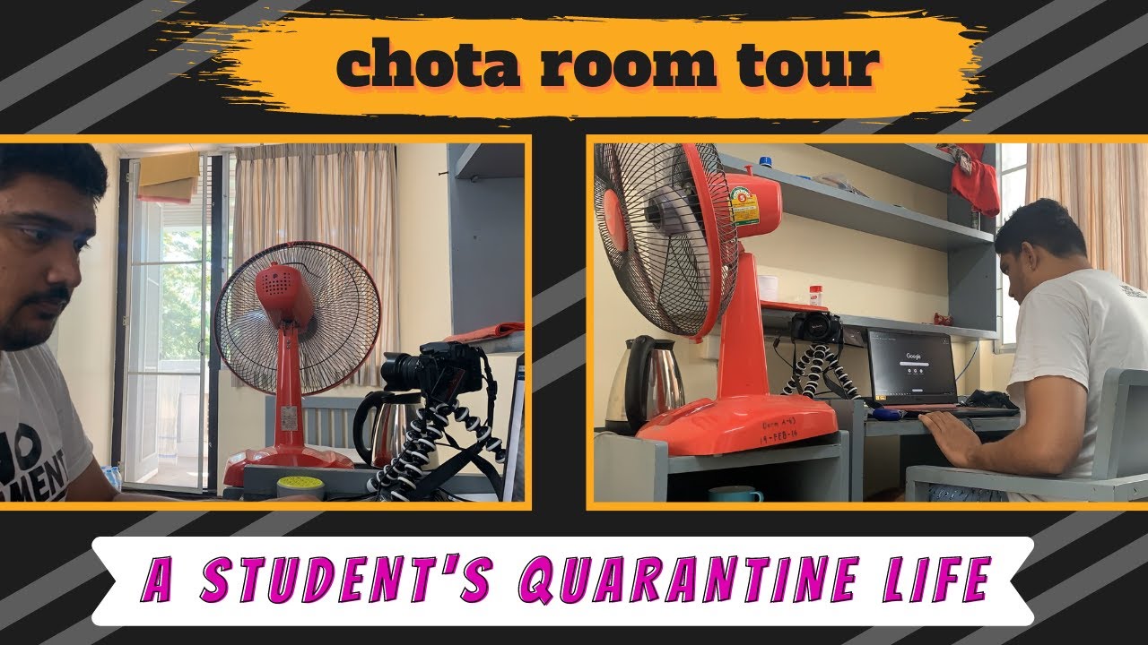 What to do what not to do in a quarantine | Mini room with lot of facility || AIT campus tour