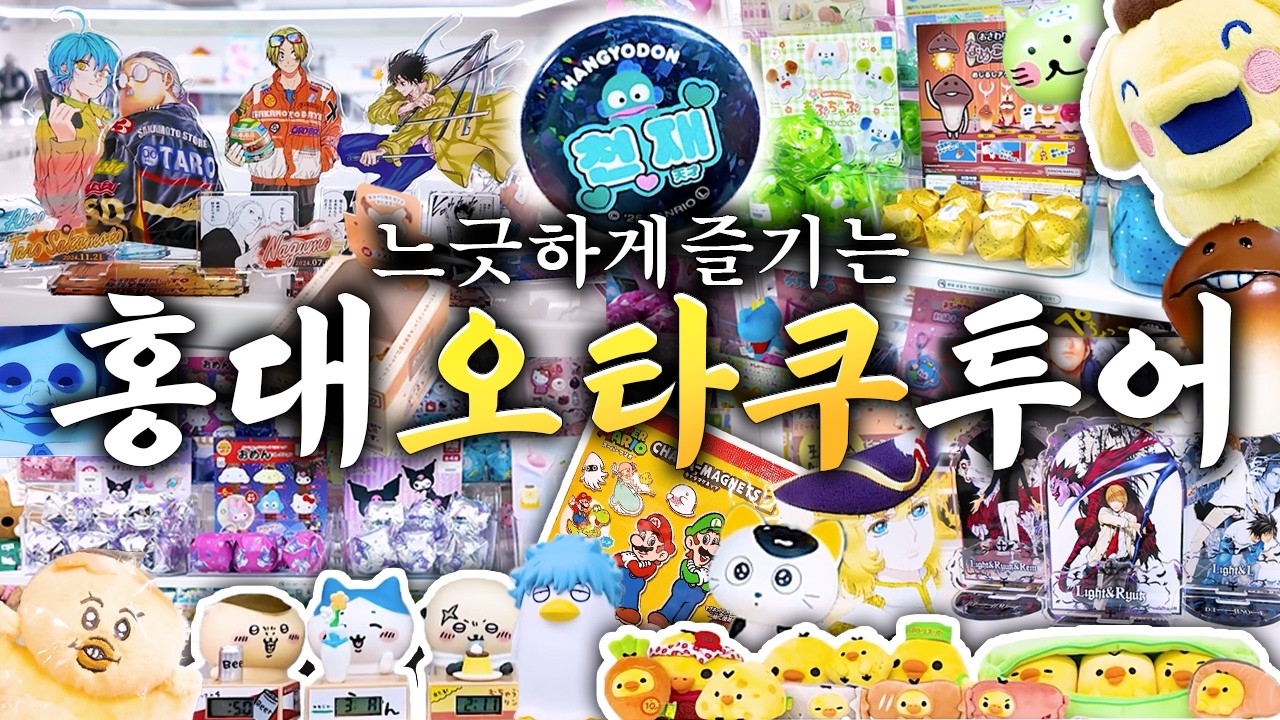 최신판 홍대 신상 굿즈샵 투어: 분량조절 실격, 오타쿠 합격.