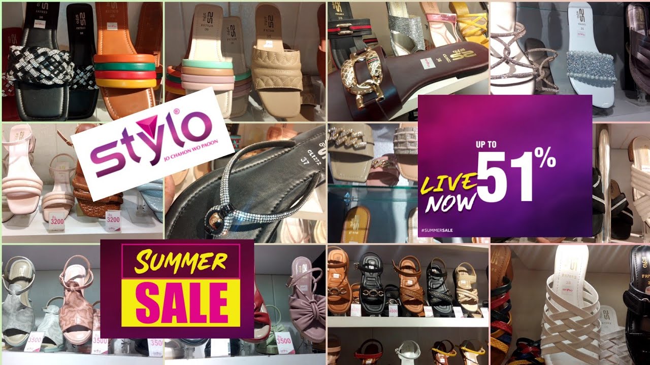 Stylo Shoes Summer Sale 51%off||Stylo summer shoes collection2023