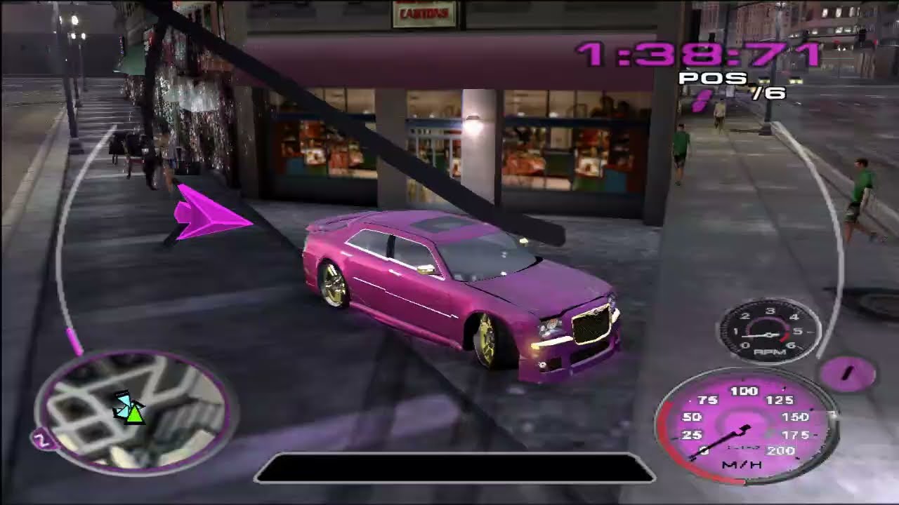 Midnight Club 3: DUB Edition Remix (PS2) - #1 casual race using the pimp master extreme