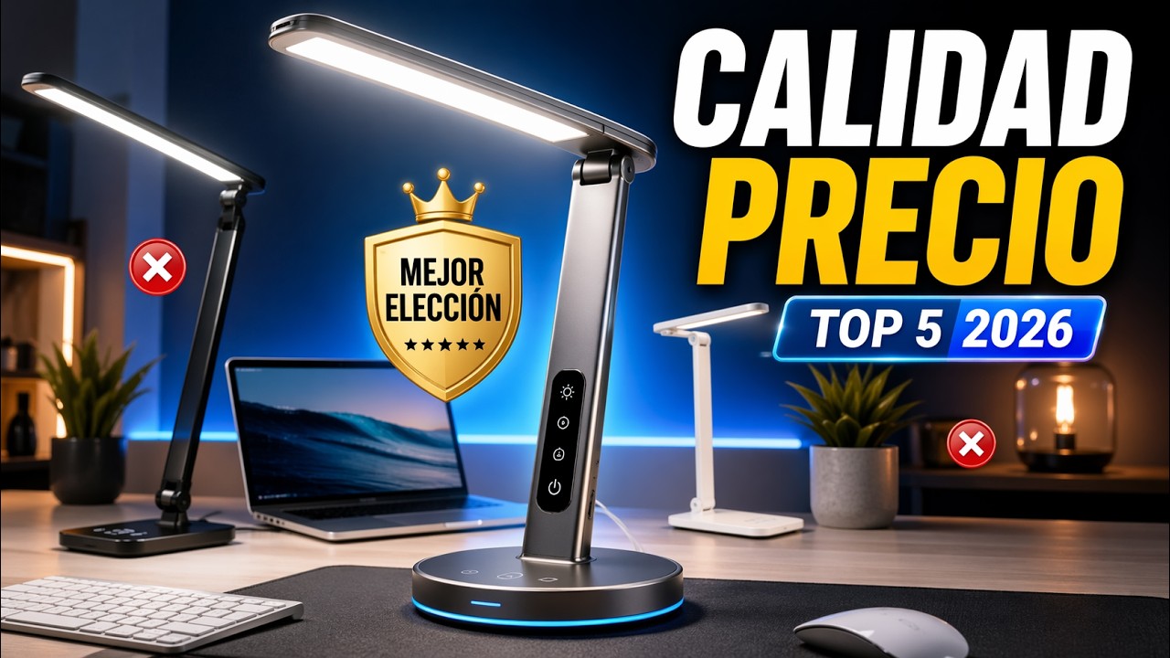 TOP 5 LUCES LED Escritorio 💡 CALIDAD/PRECIO 2026