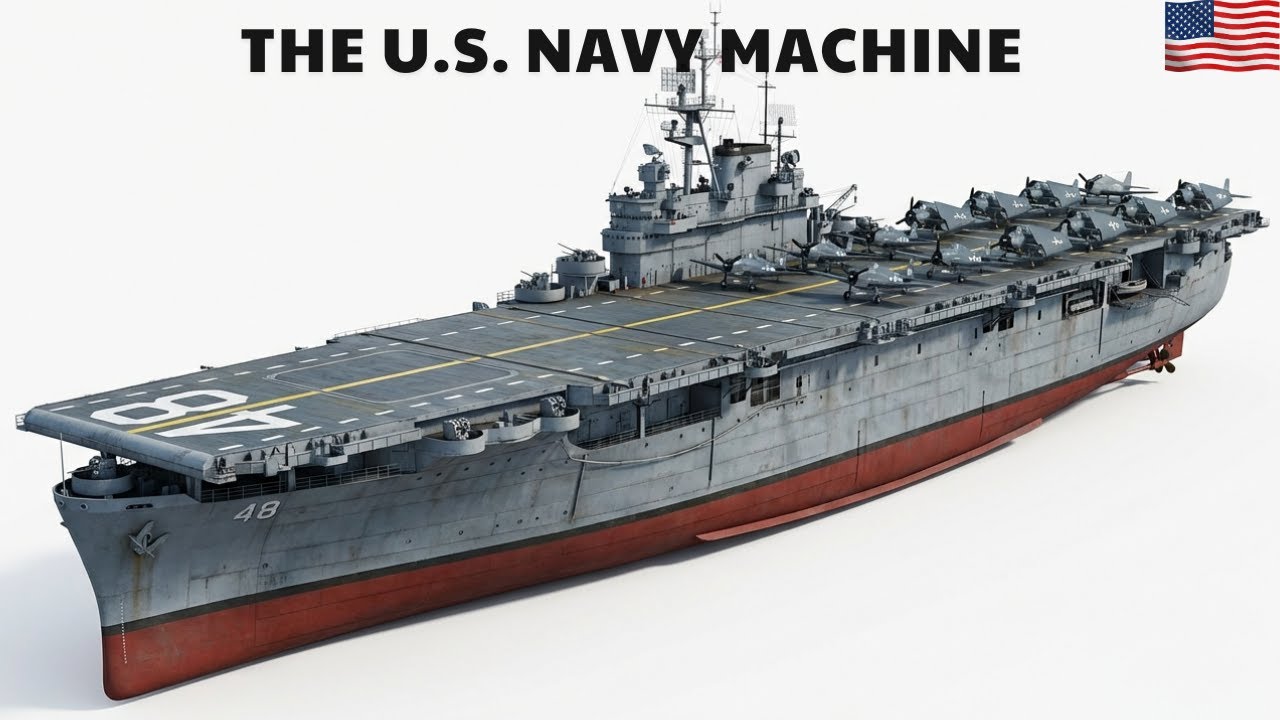 Every Ship of the U.S. Navy in WWII | Carriers, Battleships, Submarines & Escorts