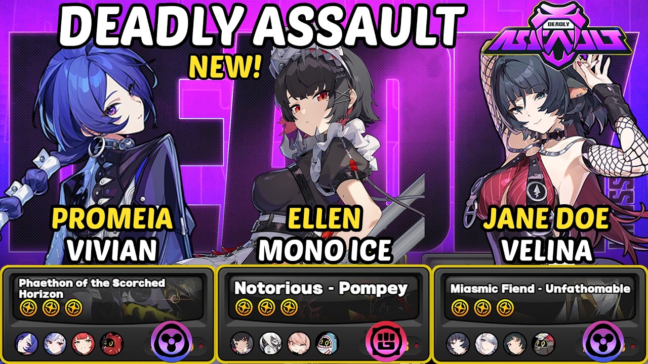 NEW Deadly Assault! | Promeia & Ellen & Jane Doe | Zenless Zone Zero ZZZ 3.0